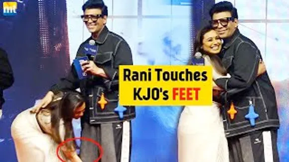 Rani Mukerji touched Karan Johar's feet after he HUGGED her, Says Aap Hi Malkin Ho