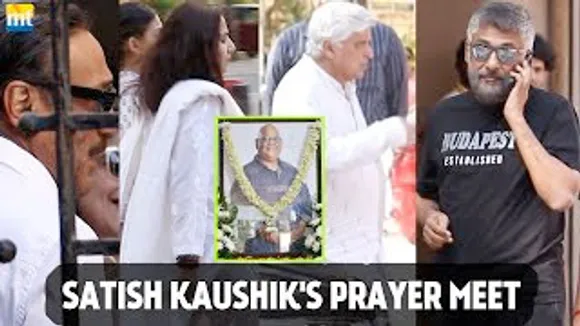 Satish Kaushik's PRAYER Meet - Jackie Shroff, Vidya Balan, Javed Akhtar, Vivek Agnihotri, David Dhawan Attend