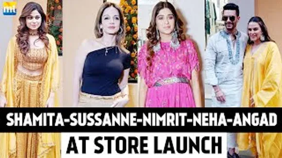 Shamita Shetty, Sussanne Khan, Nimrit Kaur Ahluwalia, Neha Dhupia-Angad Bedi At Punit Balana Store Launch