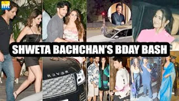 Shah Rukh Khan, Katrina Kaif-Vicky Kaushal, Sidharth Malhotra-Kiara Advani, Sussanne Khan-Arslan Goni, Arjun Kapoor And Others at Shweta Bachchan's Birthday Bash