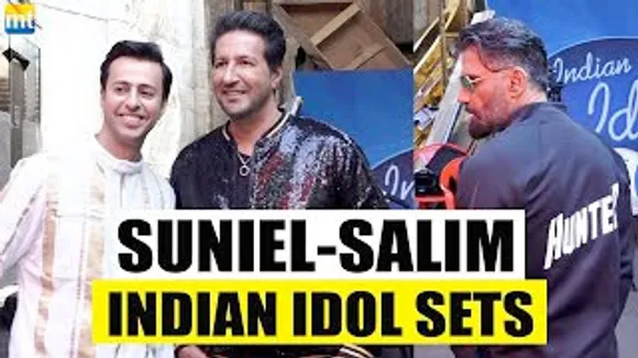 Suniel Shetty & Salim-Sulaiman take DISCO DANCER to Indian Idol Sets