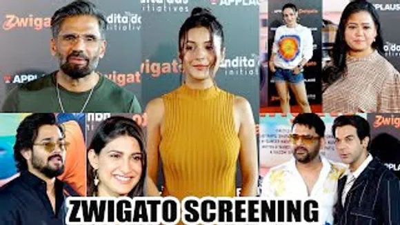 Shehnaaz Gill, Suniel Shetty, Rajkummar Rao, Ameesha Patel, Kapil Sharma And Others At ZWIGATO Screening