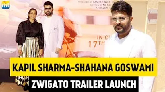 Comedian Kapil Sharma with Shahana Goswami and Nandita Das At ZWIGATO Trailer Launch