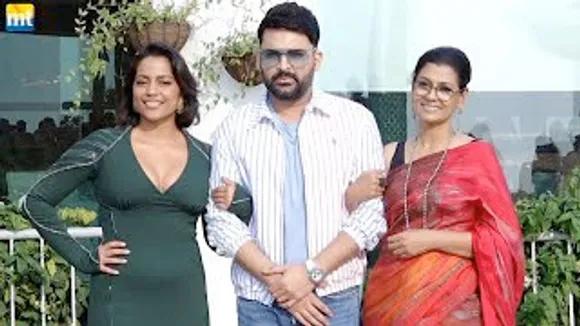 Kapil Sharma, Sahana Goswami & Nandita Das At Their Upcoming Movie 'Zwigato' Event