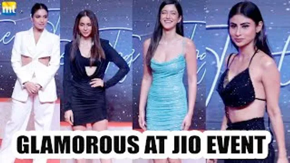 Bollywood Glamorous Divas Bhumi Pednekar, Mouni Roy, Shanaya Kapoor, Nushrratt Bharuccha, Rakul Preet Singh And Others At Jio Studios Event