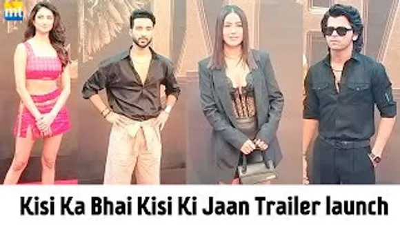 Shehnaaz Gill, Palak Tiwari, Siddharth Nigam, Raghav Juyal And Others Cast At Kisi Ka Bhai Kisi Ki Jaan Trailer Launch