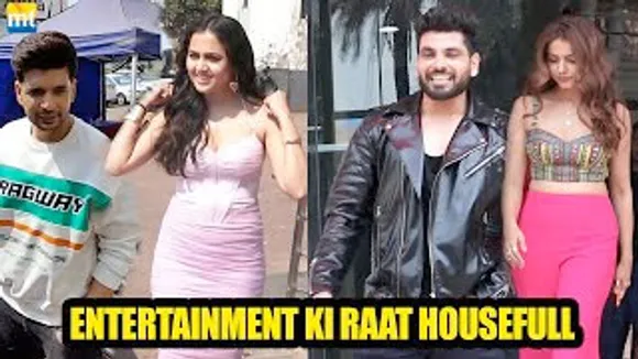 Karan Kundrra, Tejasswi Prakash, Rubina Dilaik, Shiv Thakare, Sumbul Touqeer And Others at Entertainment Ki Raat Housefull sets