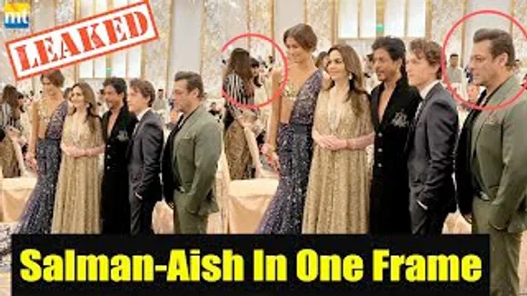 LEAKED : Salman Khan-Aishwarya Rai Bachchan Cross Over at NMCAA as he stands for pic with Tom Holland, Zendaya & SRK