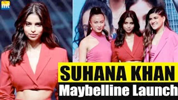 SRK's daughter Suhana Khan launches her FIRST BRAND Maybelline New York with Ananya Birla