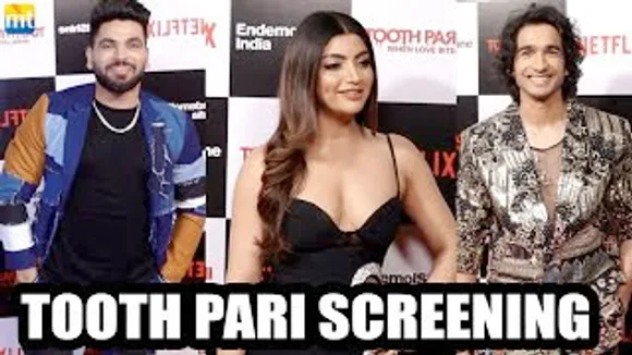 Shiv Thakare, Zareen Khan, Akanksha Puri, Shantanu Maheshwari, Tanya Maniktala At Tooth Pari Launch Party