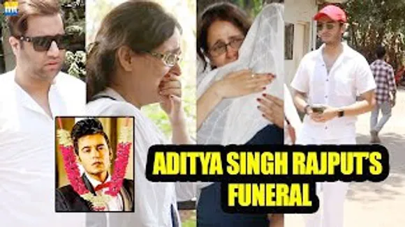 INCONSOLABLE & EMOTIONALLY BROKEN, Aditya Singh Rajput's mother at FUNERAL