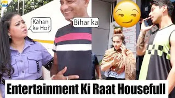 Bharti Singh makes fun of BIHARI Spot Boy, Rubina Dilaik not in MOOD to take pic with Pratik Sehajpal On Entertainment Ki Raat Housefull Set