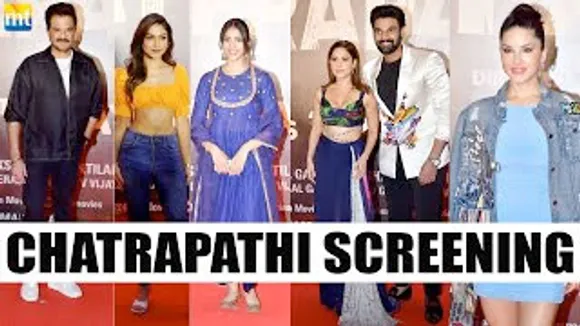 The Kerala Story Fame Yogita Bihani, Nushrratt Bharuccha, Sreenivas Bellamkonda, Sunny Leone, Anil Kapoor And Others At Chatrapathi Screening