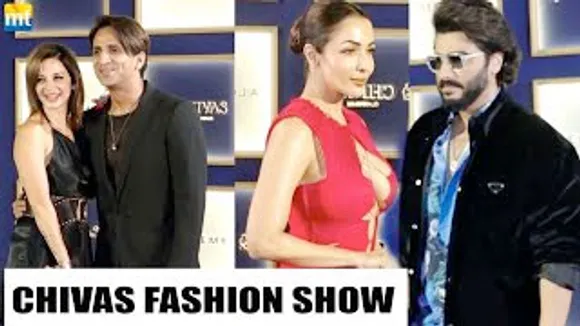 Malaika Arora looks sexy in cut-out dress with BF Arjun Kapoor, Sussanne Khan-Arslan Goni And Others At Chivas Fashion Show