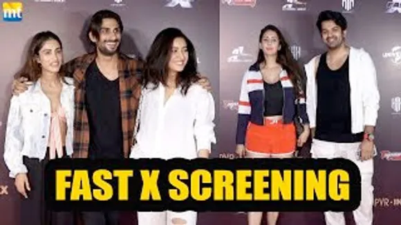 Chahatt Khanna, Pratiek Babbar, Saumya Tandon & Others At FAST X Special Screening