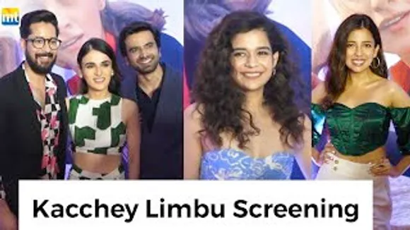 Radhika Madan, Rajat Barmecha, Ayush Mehra, Mithila Palkar, Barkha Singh And Others At 'Kacchey Limbu' Screening