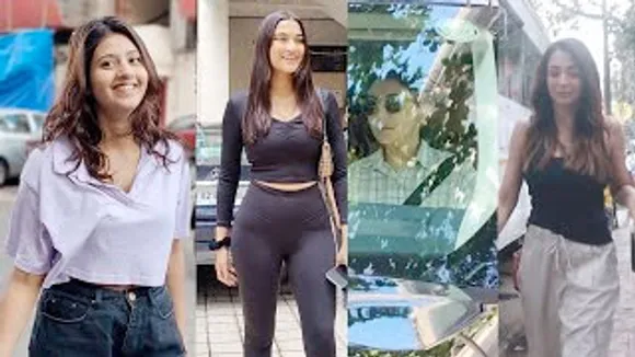 Malaika Arora on Shoot, Anushka Sharma at dubbing, Saiee Manjrekar in Black, Anjali Arora Spotted In The City