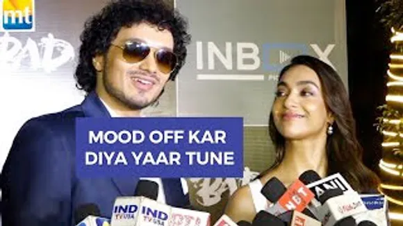 MOOD Off Kardiya Isne Mera! Namashi Chakraborty & Amrin Qureshi At Bad Boy Success Party