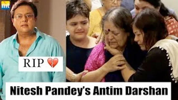 Anupama Fame Nitesh Pandey's Mortal arrives at his Home for ANTIM Darshan