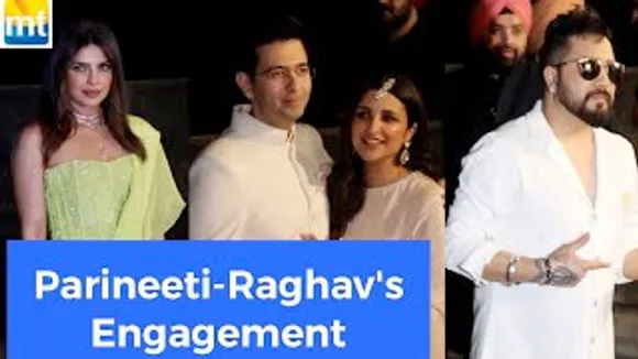 Priyanka Chopra, Mika Singh, Aditya Thakre Ands Others At Parineeti Chopra-Raghav Chadha's Engagement Ceremony