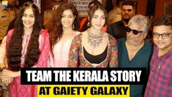 'The Kerala Story' Team Visits Movie's HOUSEFULL SHOW At Gaiety Galaxy