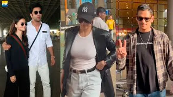 Ranbir Kapoor-Alia Bhatt Doing Masti With Paps, Vijay Varma, Malaika Arora, Shamita Shetty & Sachet-Parampara Spotted At Airport