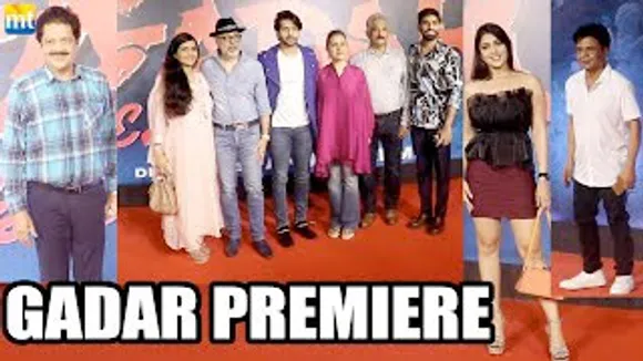 Amrish Puri's Family, Rajpal Yadav, Udit Narayan And Others at GADAR Premiere