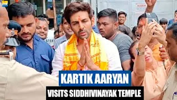 Kartik Aaryan At Siddhivinayak Temple To Take Blessings After Release Of Satyaprem Ki Katha