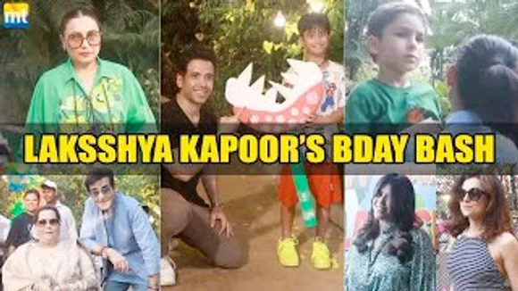 Rani Mukerji, Taimur Ali Khan, Jeetendra, Ekta Kapoor And Others At Tusshar Kapoor's Son Laksshya Kapoor's Birthday Bash