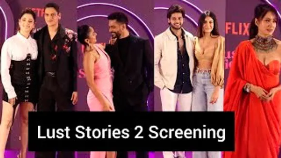 Tamannaah Bhatia-Vijay Varma, Mrunal Thakur-Angad Bedi, Shreya Dhanwanthary And Other Celebs At Lust Stories 2 Screening