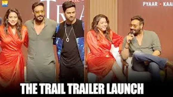 Ajay Devgn makes a surprise entry at wife Kajol's show The Trial's Trailer Launch