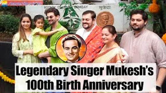 100th Birth Anniversary Of Mukesh Ji, Nitin Mukesh, Neil Nitin Mukesh & Family Pay Tribute