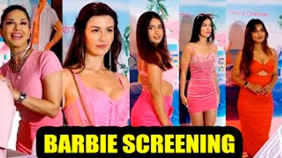 Sunny Leone, Roshni Walia, Aahana Kumra, Giorgia Andriani, Anjini Dhawan, Bandagi Kalra And Other Celebs At BARBIE Screening