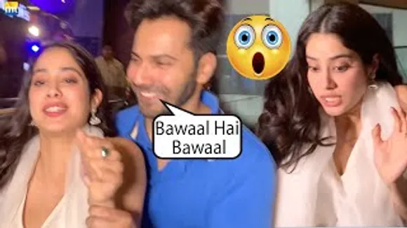 'Bawaal Ho Gaya Bawaal' WHY? Varun Dhawan says this to Paps With Janhvi Kapoor - Watch Full Video