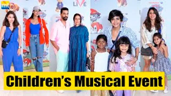 Neha Dhupia-Angad Bedi, Sonal Chauhan, Rohit Sharma's Wife & Daughter, Mandira Bedi, Soha Ali Khan And Others At Children's Musical Drama Event