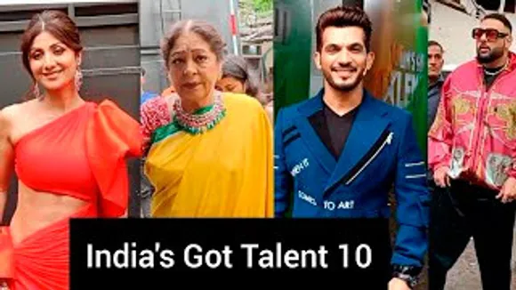 Shilpa Shetty, Badshah, Aastha Gill, King, Arjun Bijlani & Kirron Kher On India's Got Talent Season 10 Sets