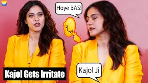 Kajol Gets Irritated Suddenly When Paps Calls Her KAJOL JI During The Trail Promotion