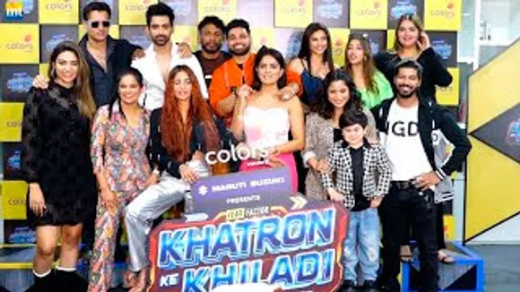 Shiv Thakare, Archana Gautam, Aishwarya Sharma, Ruhi Chaturvedi And other Contestants At Khatron Ke Khiladi 13 PC