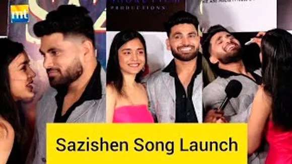 Shiv Thakare, Vishal Jethwa At Sumbul Touqeer-Sumedh Mudgalkar's Sazishen Song Launch