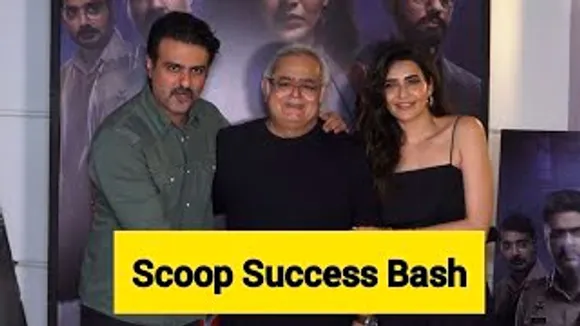 Karishma Tanna with Her Husband, Harman Baweja, Hansal Mehta at SCOOP Success Bash