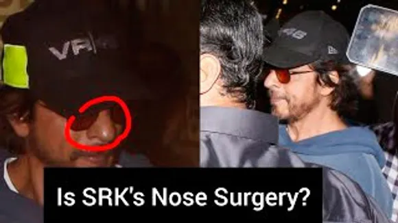 Did Shah Rukh Khan Really Have a Nose Injury? Watch Video As He Returns From LA With Gauri Khan & AbRam