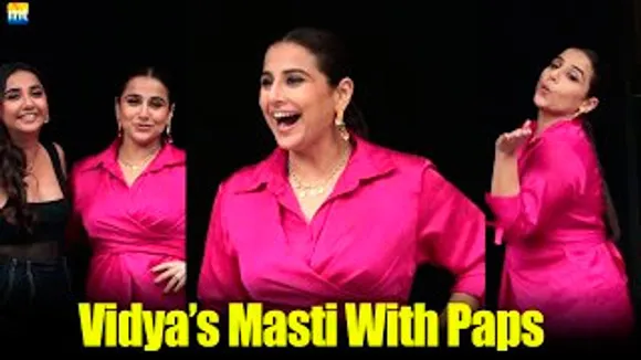 Vidya Balan shows PREGNANT Isara to Paps, throwing Flying Kiss In Full Masti Mood With Prajakta Koki During Neeyat Promotions