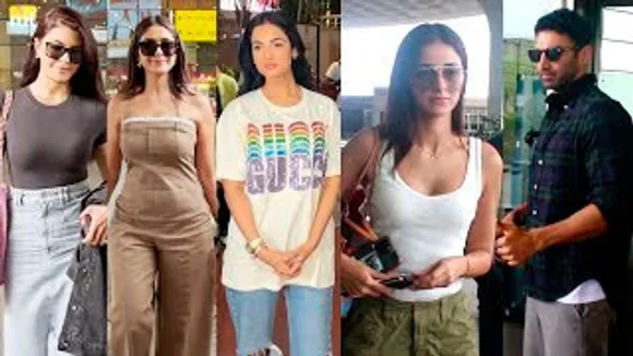 Ananya Panday-Aditya Roy Kapur, Mrunal Thakur, Jacqueline Fernandez, Sonal Chauhan, Hina Khan And Others Spotted At The Airport