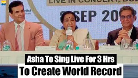 90 Year Old Asha Bhosle To Sing LIVE for 3 Hours In Dubai to Celebrate Her Birthday With World Record