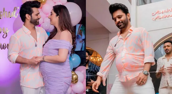 Soon-To-Be Parents Disha Parmar and Rahul Vaidya Host A Grand Baby Shower; See Beautiful Pics —