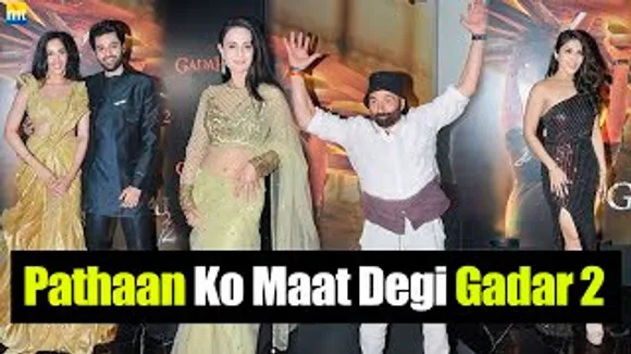 GADAR 2 Success Bash With Sunny Deol, Ameesha Patel, Simrat Kaur, Utkarsh Sharma And Others Celebs