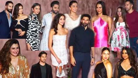 Ananya Panday-Aditya Roy Kapur, Varun Dhawan-Natasha Dalal, Sidharth Malhotra And Others Celebs At A Wedding Party