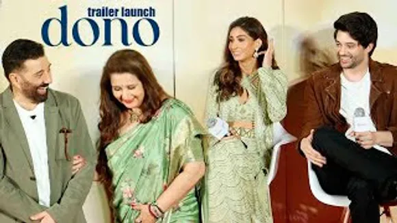 Sunny Deol At Son Rajveer Deol's DEBUT Dono Trailer Launch With Poonam Dhillon & Paloma Dhillon - Uncut