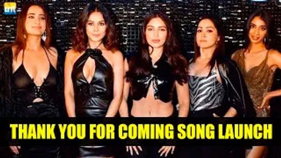 Shehnaaz Gill, Bhumi Pednekar, Kusha Kapila, Dolly Singh & Shibani Bedi In All-Black Outfits For Thank You For Coming's 'Haanji' Song Launch