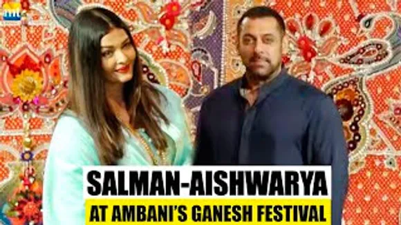 Salman Khan & Aishwarya Rai Bachchan With Aaradhya Bachchan Seen At SAME Event For Mukesh Ambani's Ganesh Festival